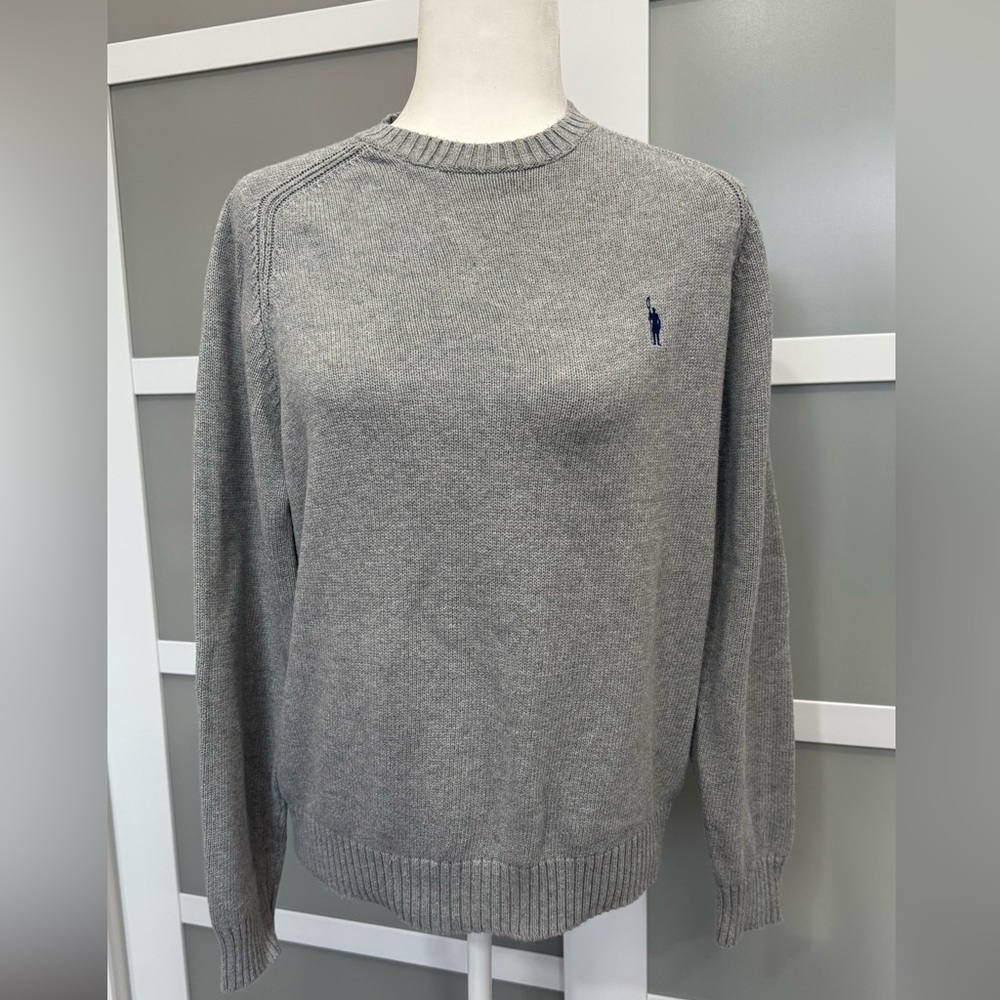 J. Crew Classic Gray Crewneck Sweater